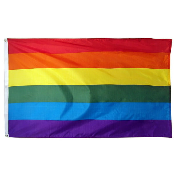 Rainbow Mexico Gay Pride Lesbian Mexican Flag LGBT 3x5 Polyester.